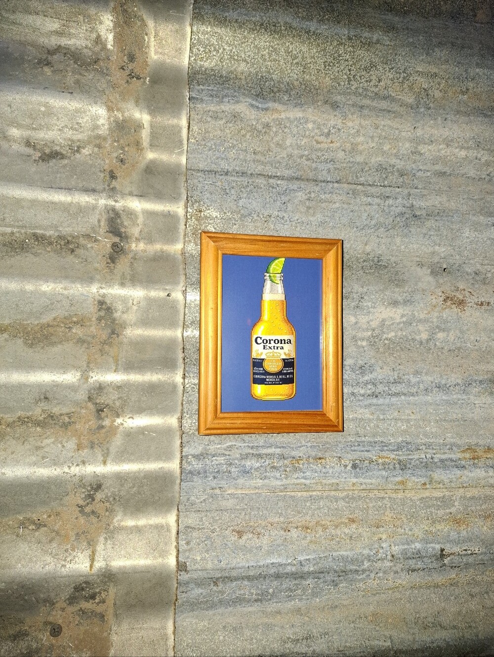 8 Bit Corona Beer Framed Mini Art Print By Neon Nicho